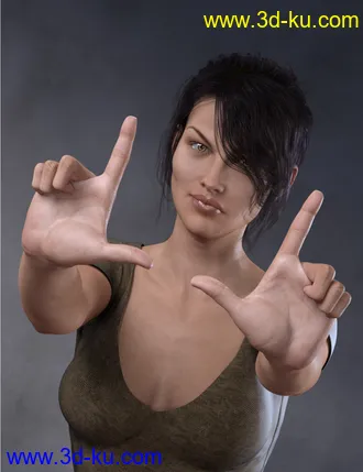 3D打印模型Give You a Hand - Hand Poses for Genesis 3 and 8 Female的图片