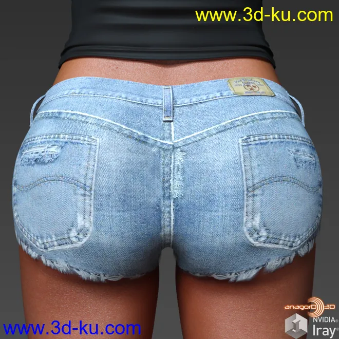 Glutes Morphs for G3F Vol 1模型的图片1