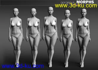 3D打印模型Gorgeous Morphs for Babina 8的图片