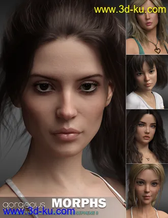 3D打印模型Gorgeous Morphs for Josephene 8的图片