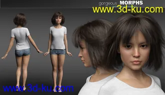 3D打印模型Gorgeous Morphs for Josephene 8的图片