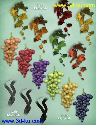 3D打印模型Grapevines的图片
