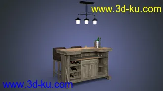 3D打印模型Greystone Bar Set的图片