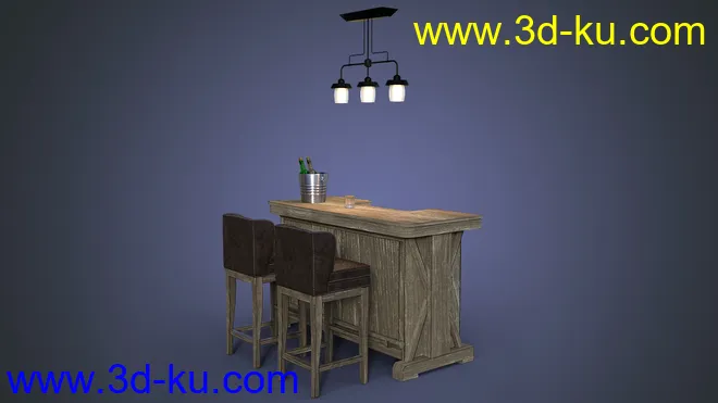 Greystone Bar Set模型的图片5