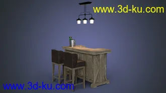 3D打印模型Greystone Bar Set的图片