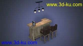 3D打印模型Greystone Bar Set的图片