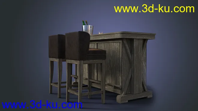 Greystone Bar Set模型的图片7