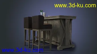 3D打印模型Greystone Bar Set的图片
