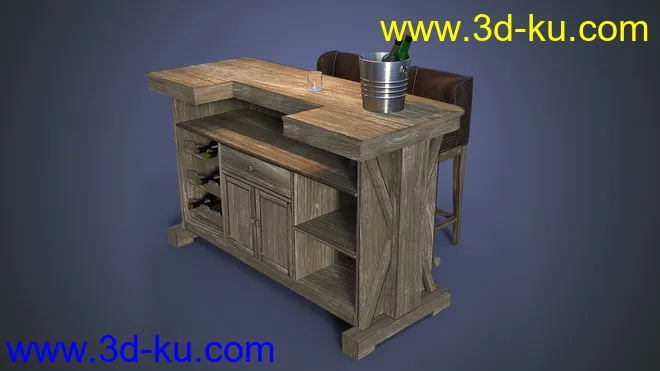 Greystone Bar Set模型的图片9
