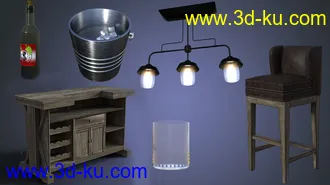 3D打印模型Greystone Bar Set的图片