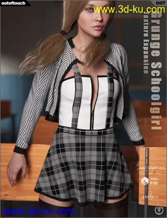 3D打印模型Grunge Schoolgirl Textures Expansion的图片