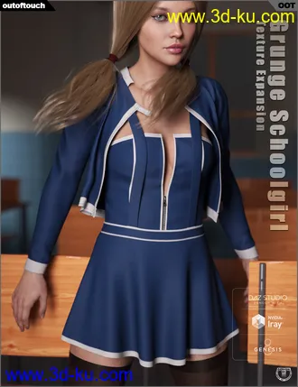 3D打印模型Grunge Schoolgirl Textures Expansion的图片