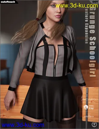 3D打印模型Grunge Schoolgirl Textures Expansion的图片