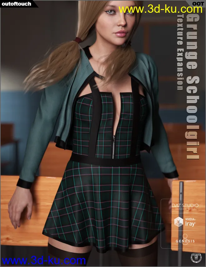 Grunge Schoolgirl Textures Expansion模型的图片5