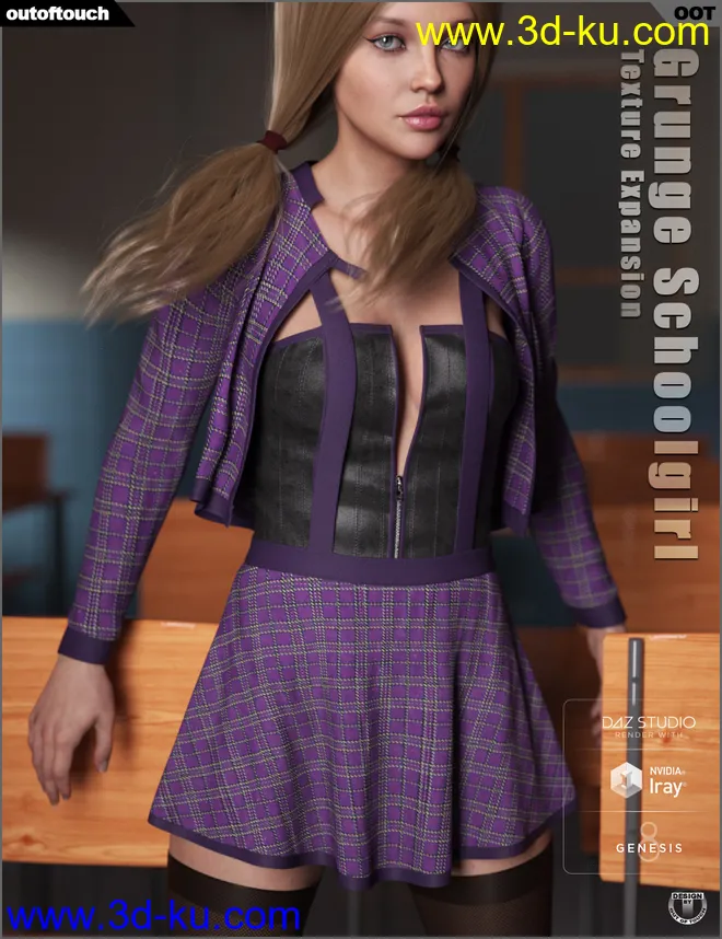 Grunge Schoolgirl Textures Expansion模型的图片7