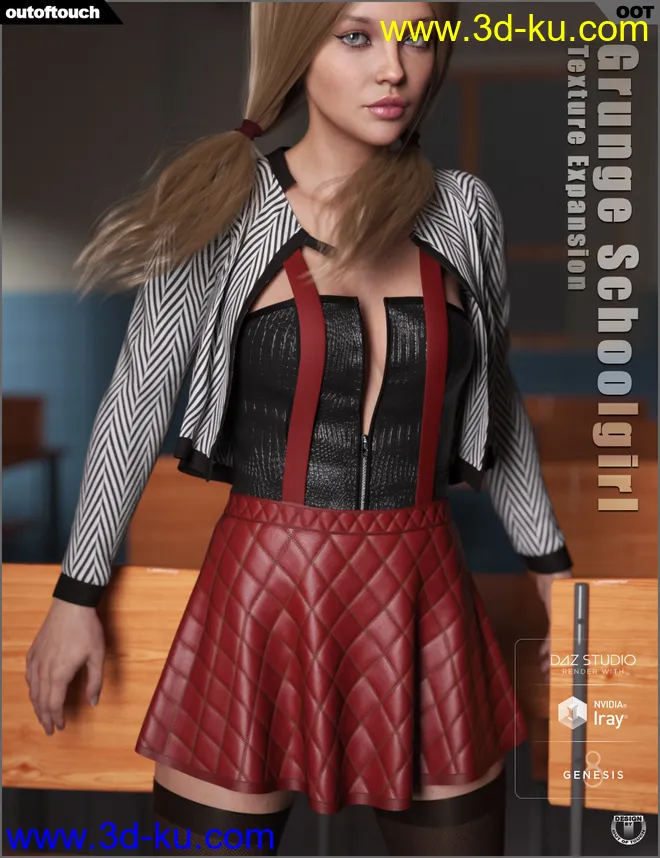 Grunge Schoolgirl Textures Expansion模型的图片8