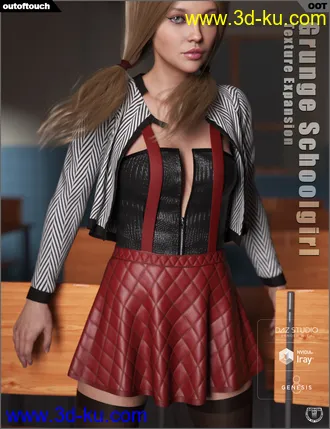 3D打印模型Grunge Schoolgirl Textures Expansion的图片