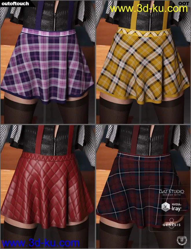 Grunge Schoolgirl Textures Expansion模型的图片9