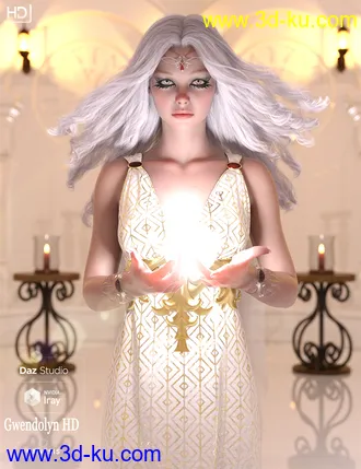 3D打印模型Gwendolyn HD For Genesis 8 Female的图片