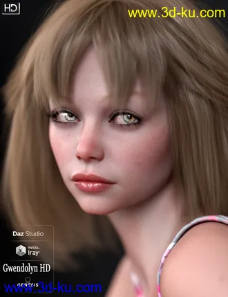 3D打印模型Gwendolyn HD For Genesis 8 Female的图片
