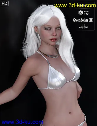 Gwendolyn HD For Genesis 8 Female模型的图片12