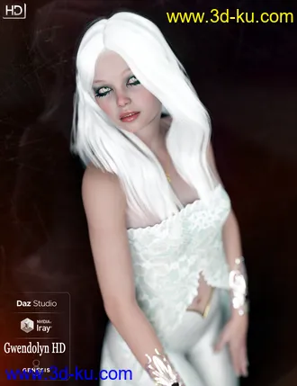 Gwendolyn HD For Genesis 8 Female模型的图片15