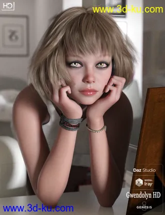 Gwendolyn HD For Genesis 8 Female模型的图片17