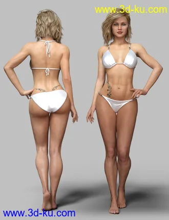 3D打印模型Hallie HD for Genesis 8 Female的图片