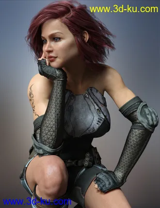 3D打印模型Hallie HD for Genesis 8 Female的图片