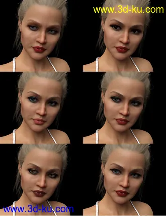 3D打印模型Hallie HD for Genesis 8 Female的图片