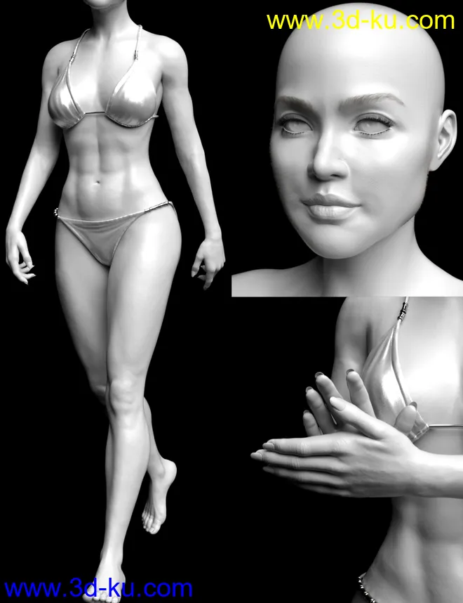 Hallie HD for Genesis 8 Female模型的图片13