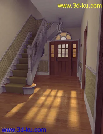 3D打印模型Hallway Chilling Out Cubby的图片
