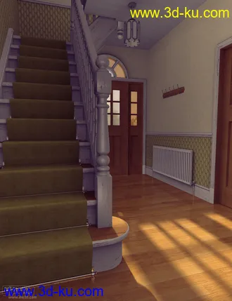 3D打印模型Hallway Chilling Out Cubby的图片