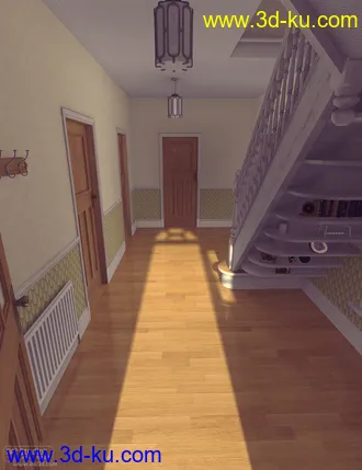 3D打印模型Hallway Chilling Out Cubby的图片