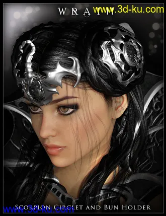 3D打印模型Hard Liquor for Mistress Malefica Hair的图片