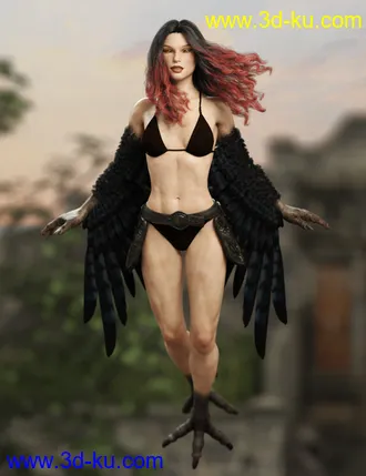 3D打印模型Harpy for Genesis 8 Female的图片