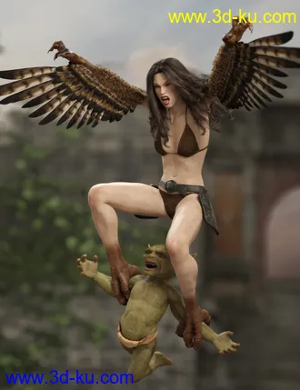 3D打印模型Harpy for Genesis 8 Female的图片