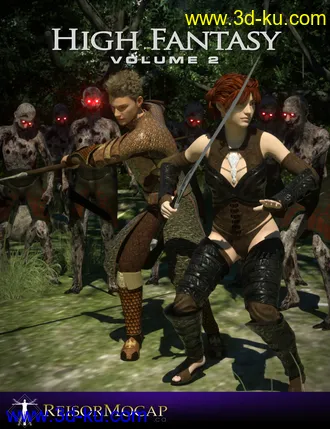 3D打印模型High Fantasy Volume 2 - Fantasy Animations for Genesis 3 and 8的图片