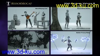 3D打印模型High Fantasy Volume 2 - Fantasy Animations for Genesis 3 and 8的图片