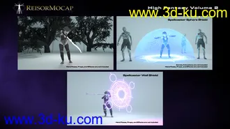3D打印模型High Fantasy Volume 2 - Fantasy Animations for Genesis 3 and 8的图片