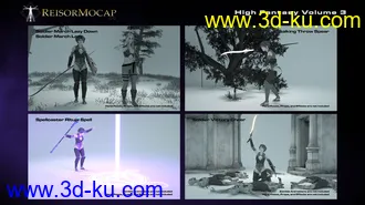 3D打印模型High Fantasy Volume 3 - Fantasy Animations for Genesis 3 and 8的图片