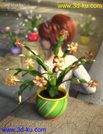 3D打印模型Holiday Cactus的图片