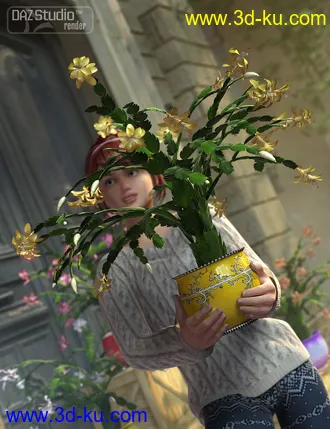 3D打印模型Holiday Cactus的图片