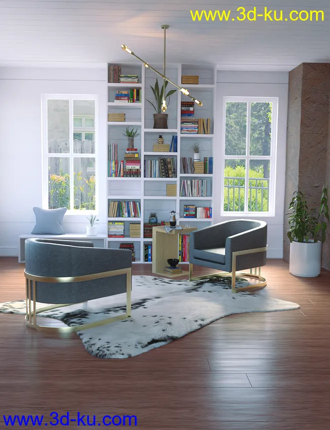 Home Library模型的图片1