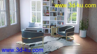 3D打印模型Home Library的图片
