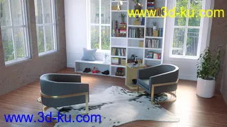 3D打印模型Home Library的图片