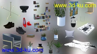 3D打印模型Home Library的图片