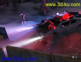 3D打印模型Horror and Action Lights for Figures and Vehicles的图片