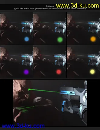 3D打印模型Horror and Action Lights for Figures and Vehicles的图片
