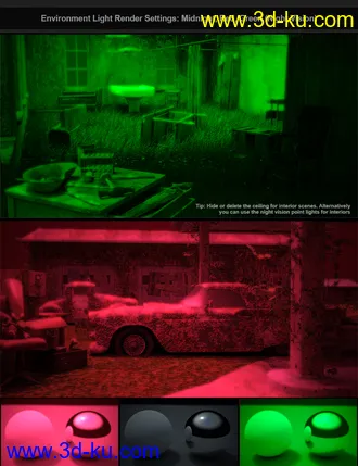 3D打印模型Horror and Action Lights for Figures and Vehicles的图片